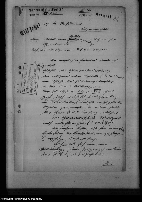 Obraz 16 z jednostki "Unterbringung der Arbeitsämter"