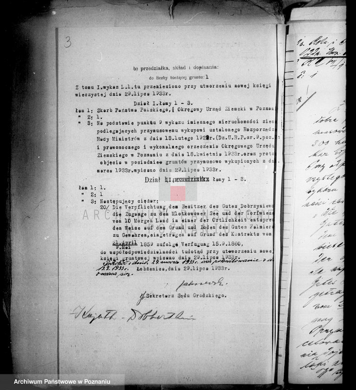 Obraz 7 z jednostki "Przewłaszczenie majątku Falmierowo powiatu wyrzyskiego"