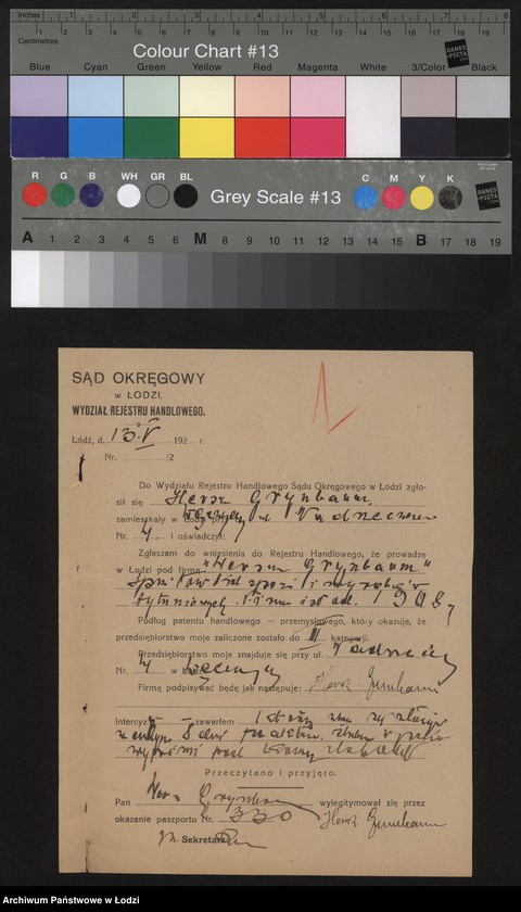 Obraz 3 z jednostki "Hersz Grynbaum – sprzedaż towarów kolonialno-spożywczych i wyrobów tytoniowych"