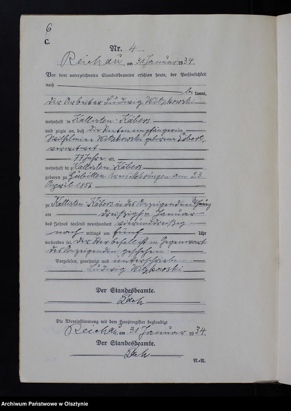 image.from.unit.number "Sterbe-Neben-Register Nr 1 - 22"