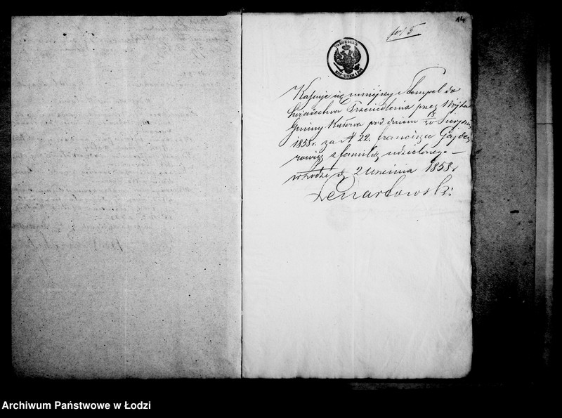 Obraz 13 z jednostki "Akta w przedmiocie przesiedleń"