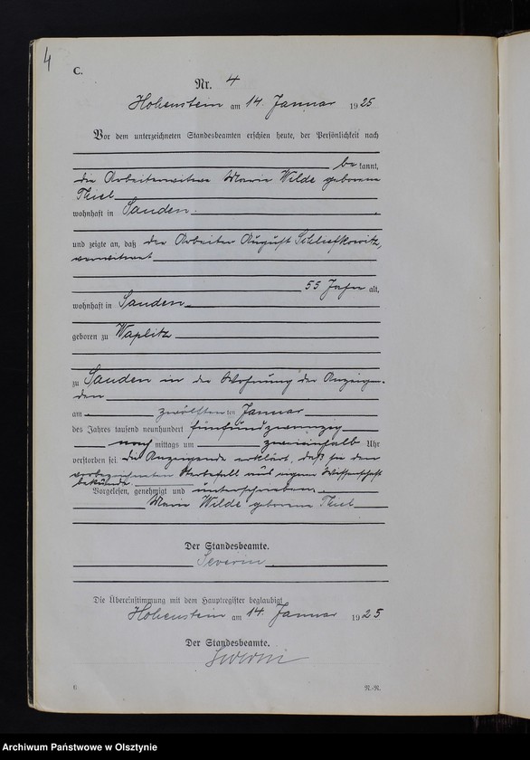 image.from.unit.number "Sterbe-Neben-Register Nr 1 - 86"