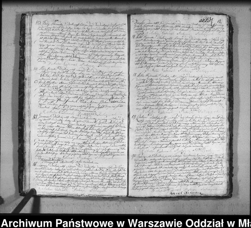 Obraz 15 z jednostki "Akta urodzin, małżeństw i zgonów"