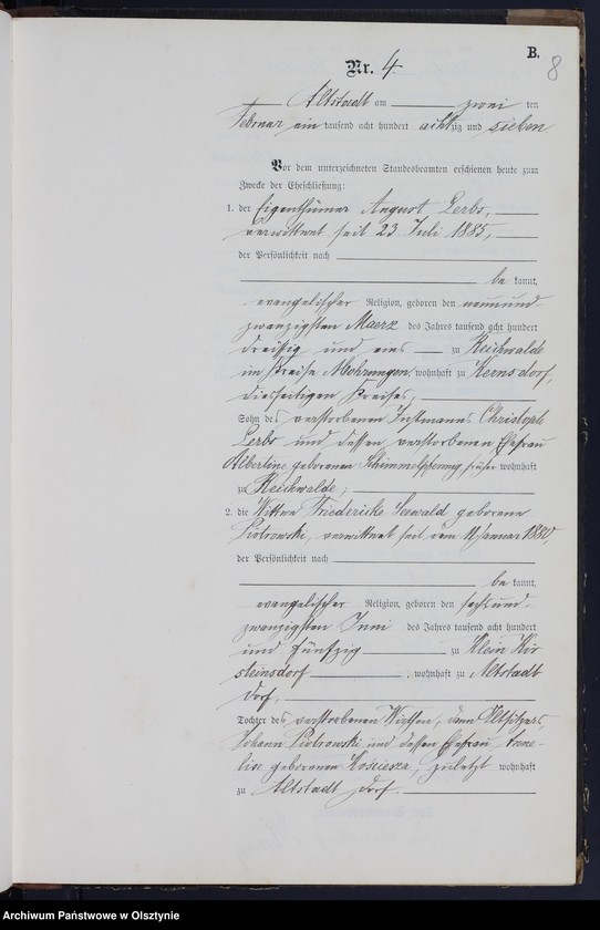 image.from.unit.number "Heiraths-Neben-Register Nr 1 - 16"