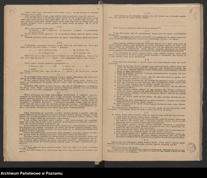 Obraz 13 z jednostki "[Ugody o wyuczenie zawodu kowalskiego]"