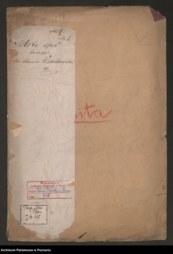 Obraz 2 z jednostki "A. betr. die Familie Działowski"