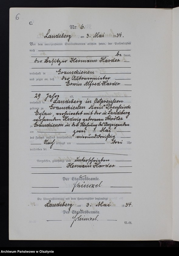image.from.unit.number "Sterbe-Neben-Register Nr 1 - 12 [ Księga zgonów - wtóropis ]"