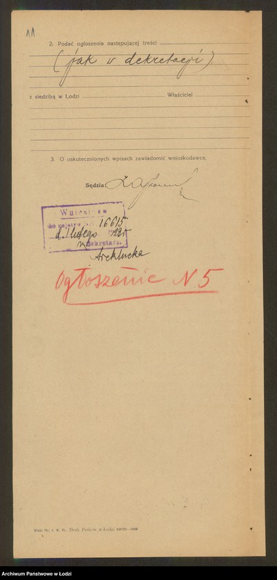 Obraz 13 z jednostki "Majzler i Urbach- Biuro Agenturowo-Komisowe "Cukrum""