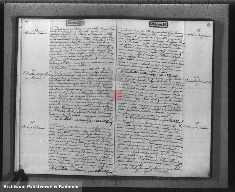 Obraz 16 z jednostki "[Akta stanu cywilnego wyznania rzymskokatolickiego parafii Brzóza 1865]"