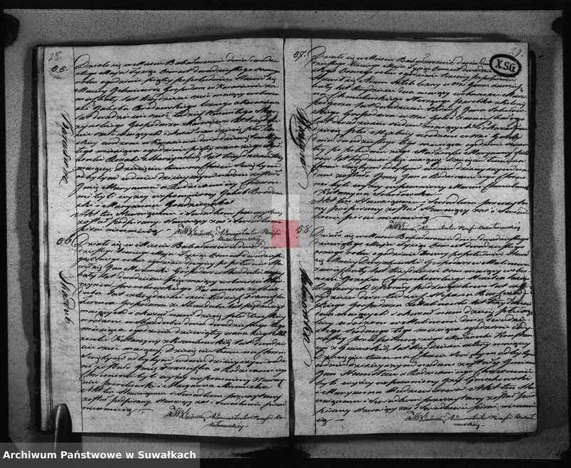 image.from.unit.number "Dublikat z Roku 1828 przeznaczony do Archiwum Hipotecznego zawierający w sobie Akta Urodzenia, Zejscia i Zaślubienia Parafii Bakałarzewskiey Wyznania Katolickiego"