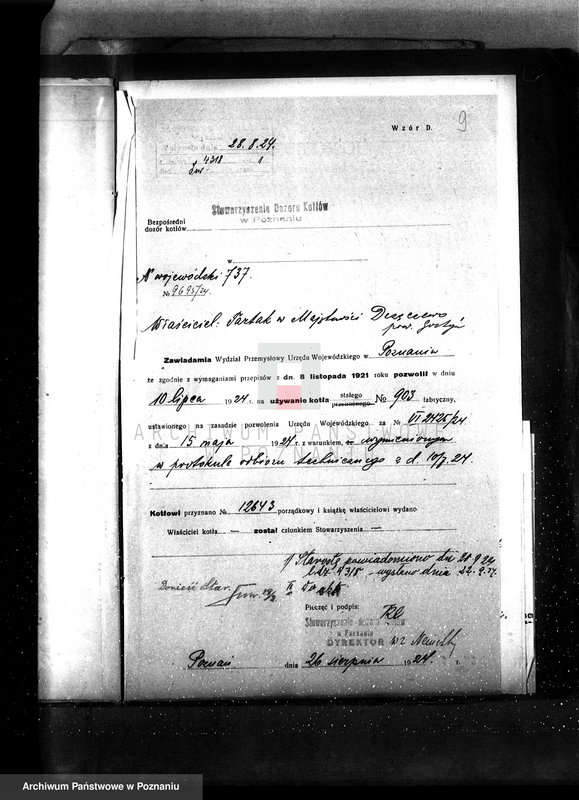 Obraz 15 z jednostki "Majątek Drzęczewo pow. gostyński tartak parowy, własność Klasztoru O.O. Filipinów w Gostyniu"