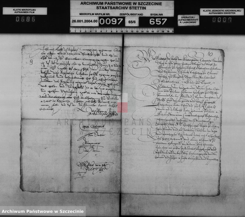 Obraz 8 z jednostki "Paul v. Glasenapp zu Pollnow und Manow / Martin v. Kleist zu Dargen: Bürgschaftsschuld [für Joachim v. Puttkamer zu Poberow]."