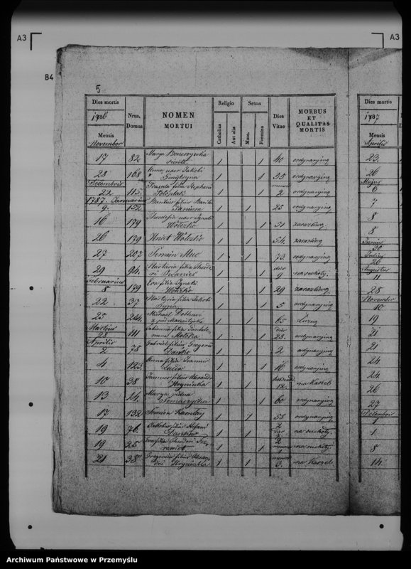 Obraz 10 z jednostki "[Kopie ksiąg metrykalnych parafii Werchrata z filią Prusie (dekanat Rawa Ruska)]"