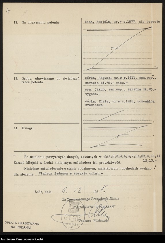 Obraz 9 z jednostki "Binem Krumholc – handel końmi"