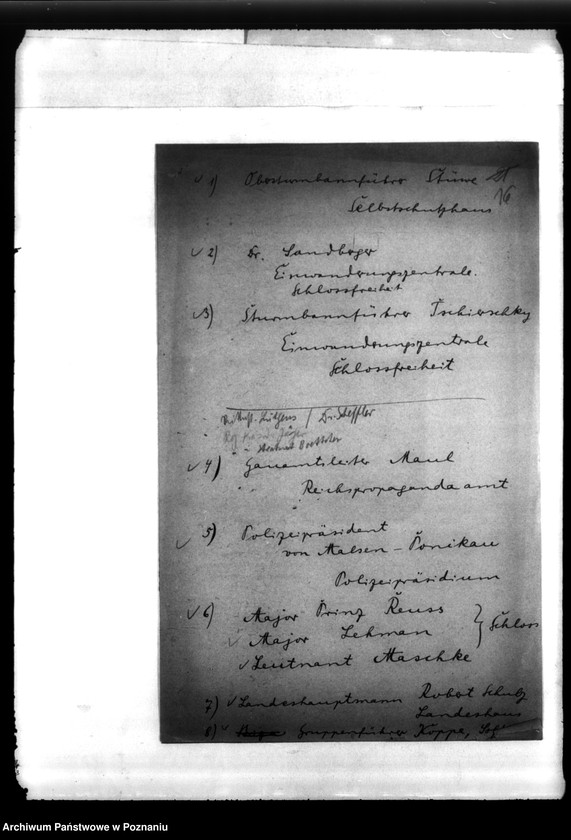 Obraz 20 z jednostki "Schriftwechsel Dr. Lück - Korespondencja z doktorem K. Lück, jako kierownik Genhäftstelle der Volkskentnhen"