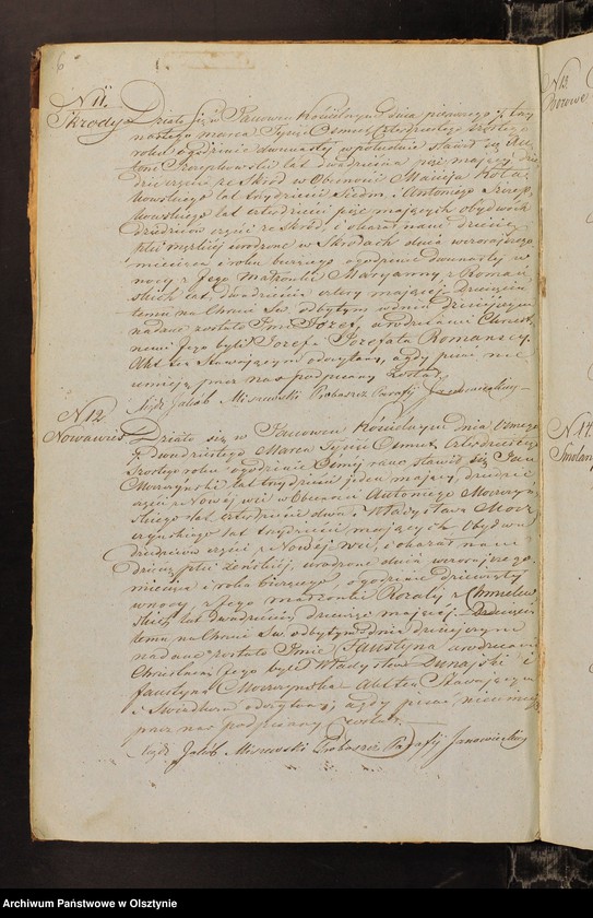image.from.unit.number "Duplicat Akt Urodzenia, Zaslubienia i Zeyścia Urzędnika Stanu Cywilnego Parafij Janowieckiej za rok 1846"