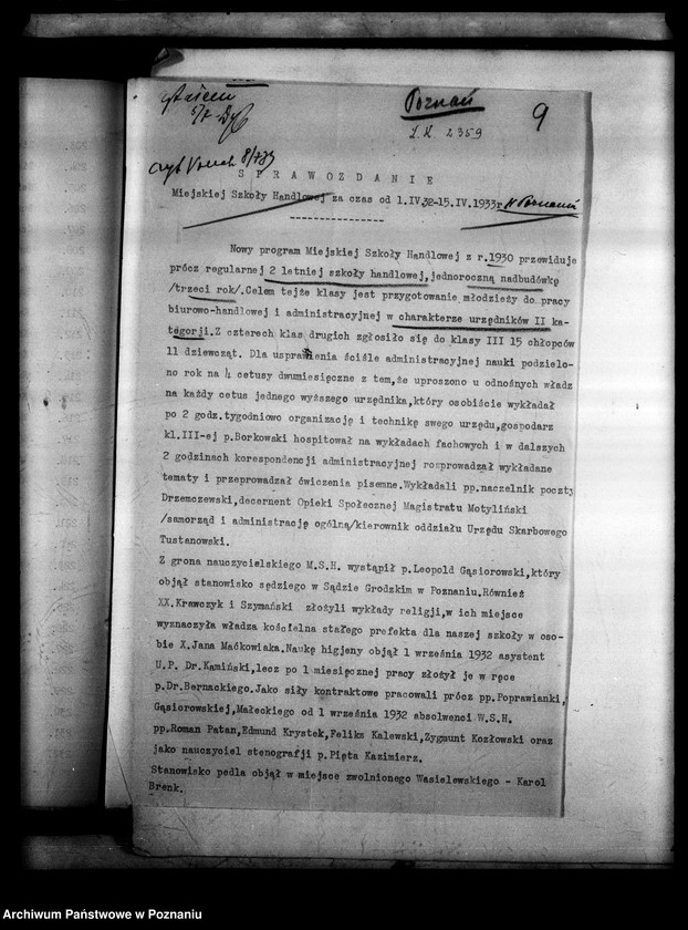 image.from.unit.number "Miejska Szkoła Handlowa- Poznań [Sprawozdanie szkoły oraz lista uczniów dopuszczonych do egzaminu]"