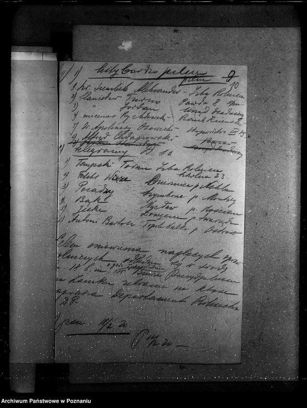 Obraz 14 z jednostki "Sprawy Personalne - likwidacje Rada Rolnicza [podróży i diet] [protokoły posiedzeń]"