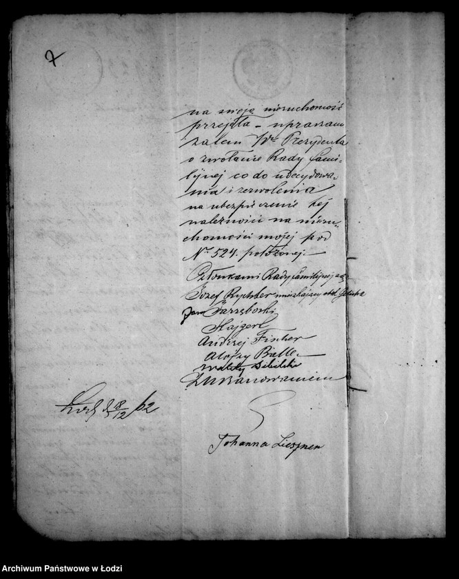 Obraz 11 z jednostki "Akta tyczące się ustanowienia opieki nad nieletnimi Augustem, Karolem, traugotem i Frydrychem Gustawem Zeliger po zmarłym Auguście i Magdalenie z Maszków małżonkach Zeliger"