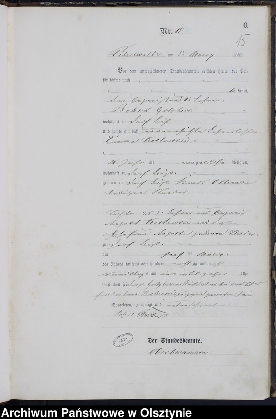 image.from.unit.number "Sterbe-Haupt-Register Nr 1 - 84"