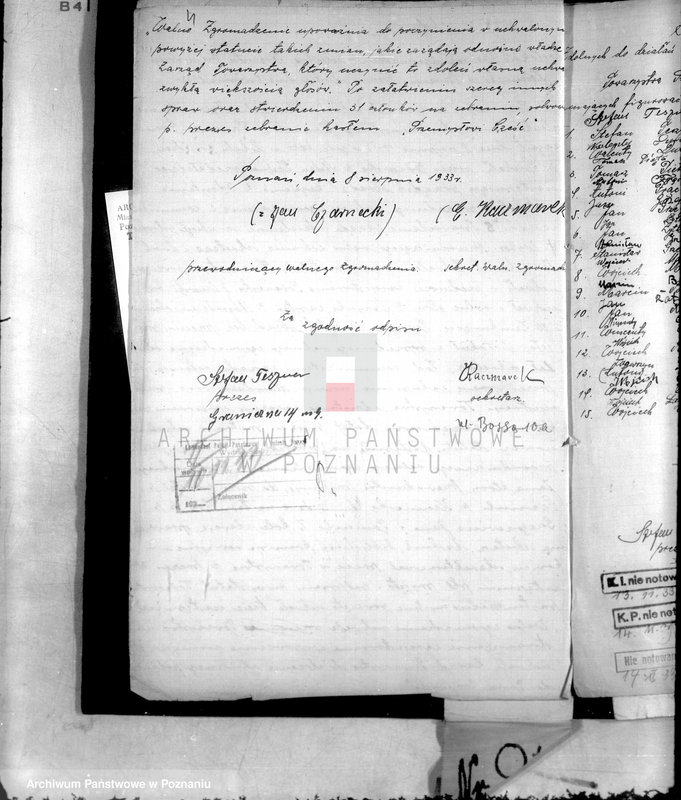 Obraz 10 z jednostki "/Towarzystwo Przemysłowe,,Kościuszko" Poznań/"