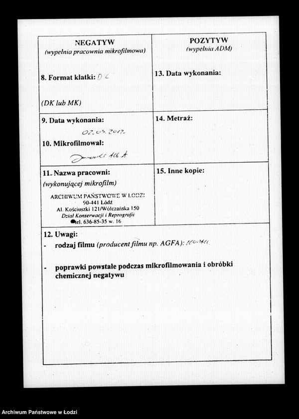 Obraz 3 z jednostki "Akta zawierające w sobie świadectwa przesiedleń"
