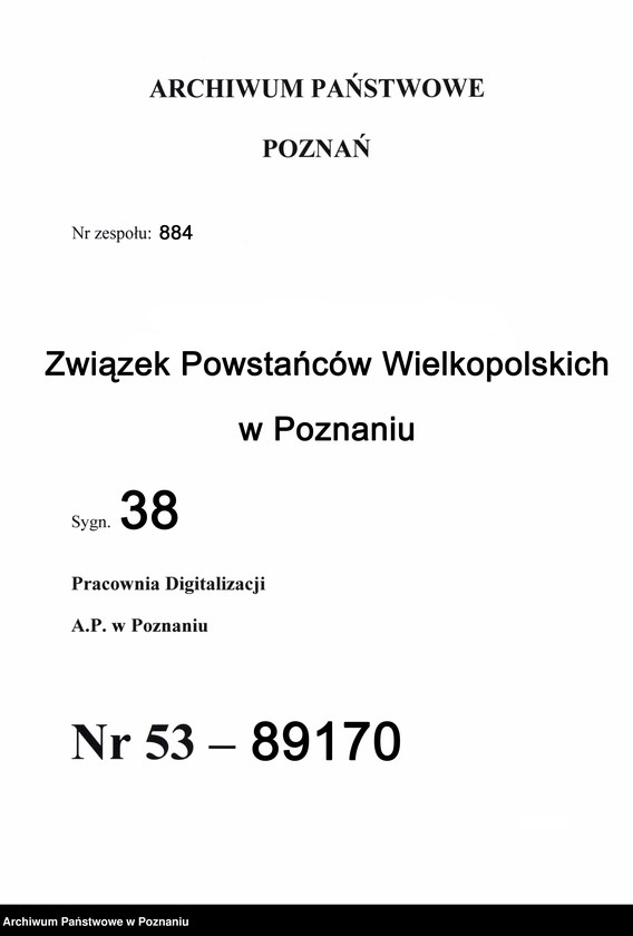 Obraz 2 z jednostki "Spis kół i delegatów powiatowych Związku Weteranów Powstań Narodowych Rzeczypospolitej Polski."