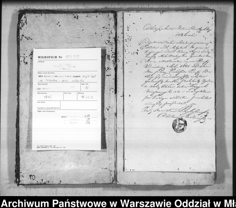 image.from.unit.number "Akta urodzeń, małżeństw i zgonów"