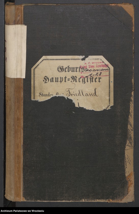 image.from.unit.number "Księga urodzeń USC Mieroszów (Friedland) 1901"