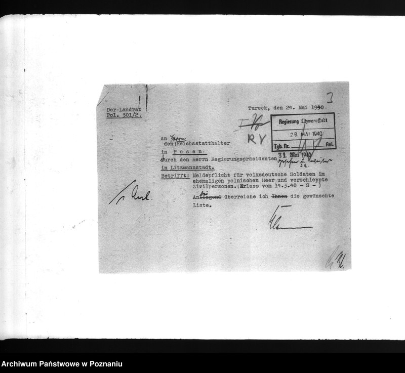 Obraz 7 z jednostki "Amtliche Meldungen Kreis Turek"