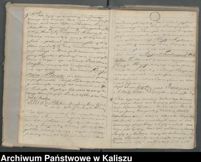 image.from.unit.number "Książka akt urodzenia, małżeństw i zejścia"