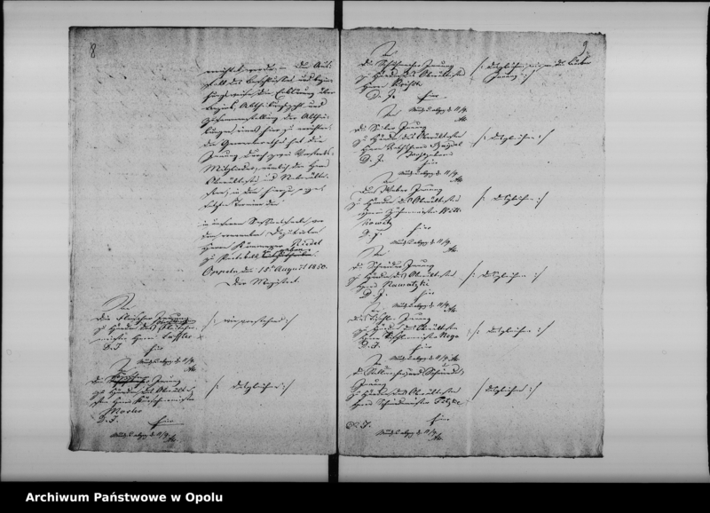 Obraz 9 z jednostki "Acta des Magistrats zu Oppeln betreffend die Errichtung des Gewerberaths am hiesigen Orte de anno 1850"