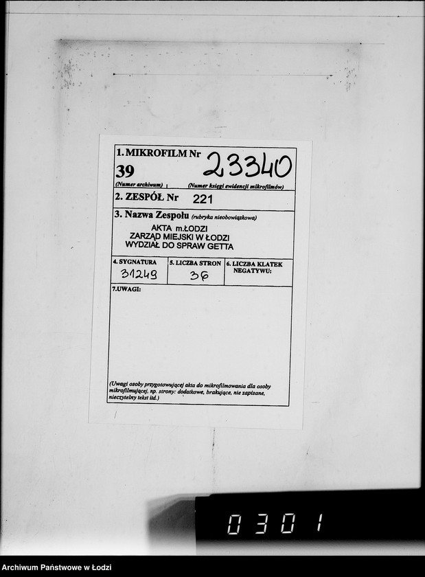 Obraz 2 z jednostki "Akten betr.Inventarverzeichnis"