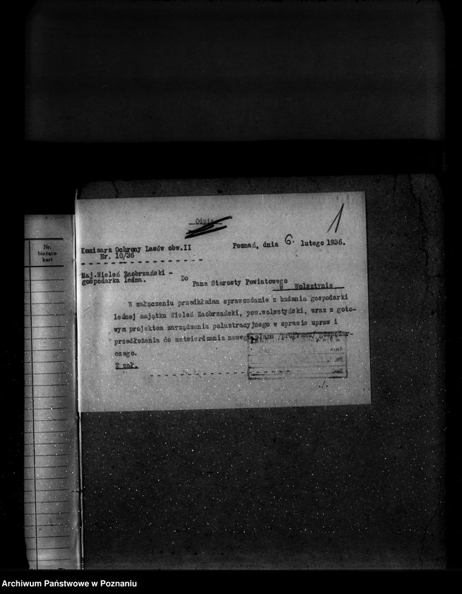 image.from.unit.number "Majętność leśna Wieleń Zaobrzański powiat wolsztyński"