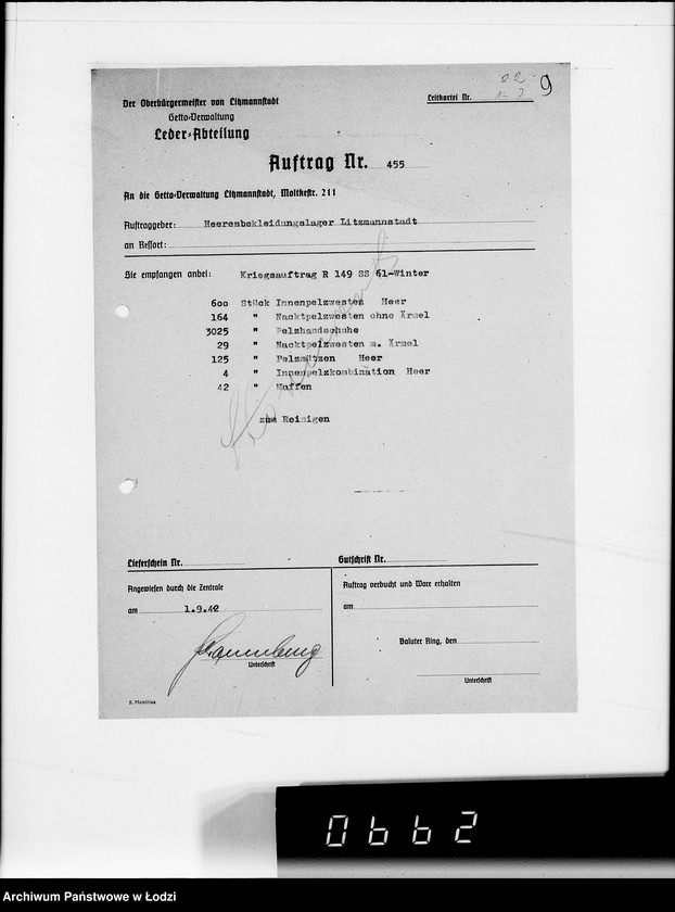 Obraz 13 z jednostki "4914 Kriegsauftrag R.149 SS-61 Winter Rein. von Pelzen HBA L