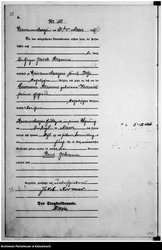 image.from.unit.number "Księga urodzeń nr 1 – 66"