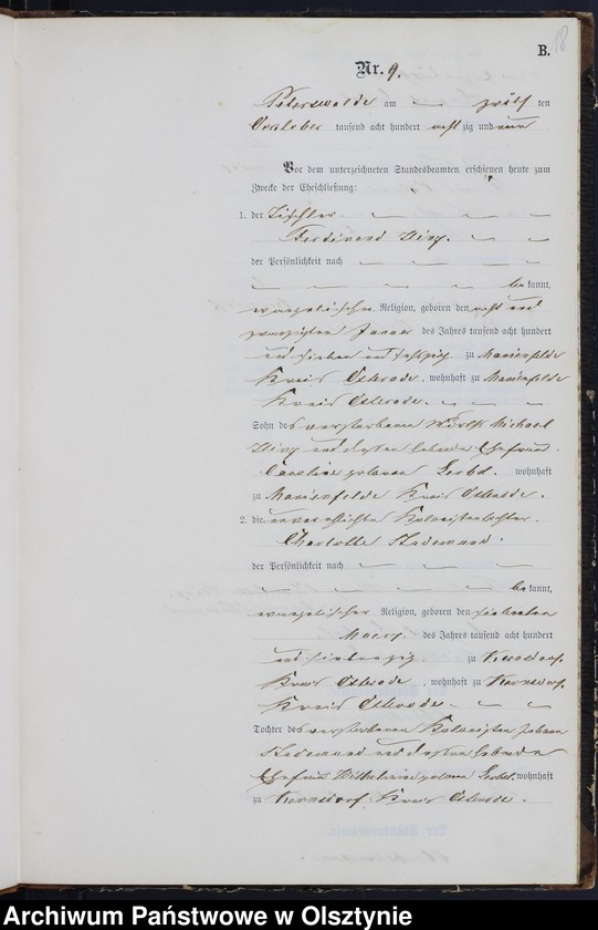 image.from.unit.number "Heiraths-Neben-Register Nr 1 - 18"