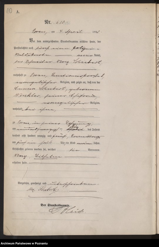 Obraz 13 z jednostki "Księga urodzeń t. II"