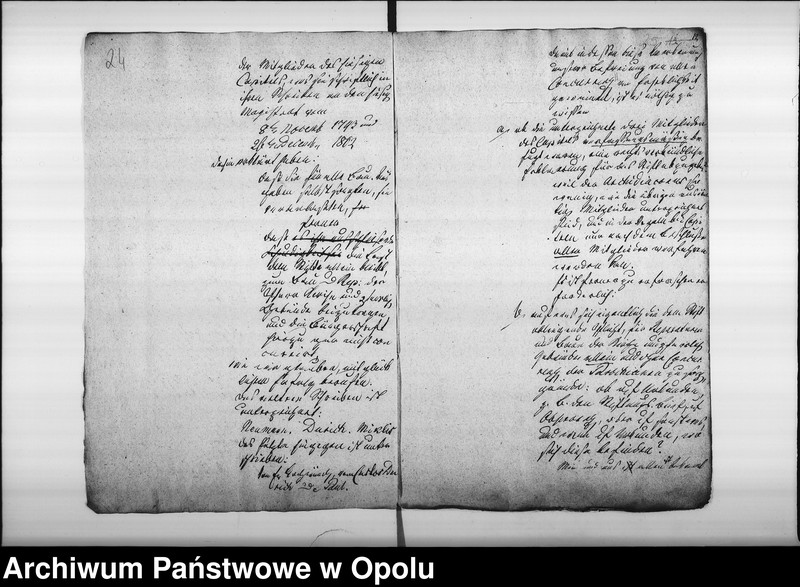 Obraz 17 z jednostki "Manual Acten der hiesigen katholischen Parochianen in der Streit-Sache c/. Fiscum betreffend die gefordert[en] Beiträge zum Bau des Pfarrhaußes in Oppeln Vom Jahre 1828 bis Nov: 1832"