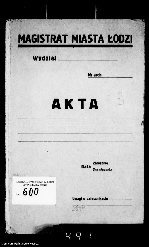 image.from.unit.number "Akta tyczące się dzieci nadesłanych z instytutu do nauk dla fabrykantów tutejszego miasta"