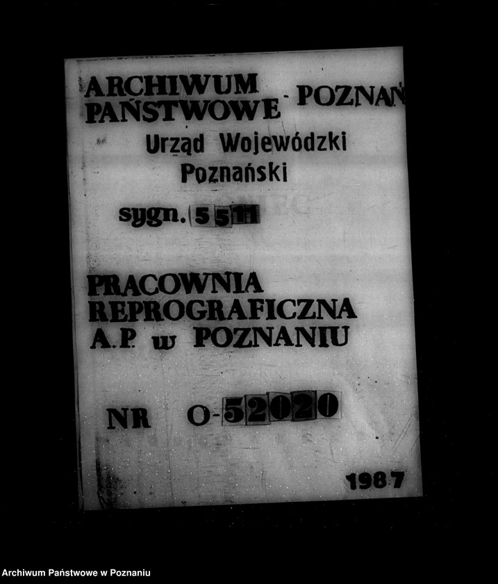Obraz 1 z jednostki "Kwestionariusz Przemysłu Ziemniaczanego Lubań-Wronki S.A. Cegielnia w Stawie /powiat wrzesiński/"