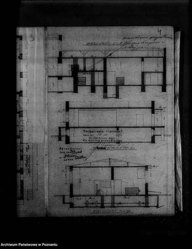 Obraz 12 z jednostki "Rysunek przebudowy mleczarni w Swarzędzu na gruncie Landwirtschaftliche Zentralgennosenschaft"