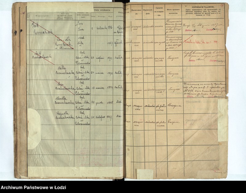image.from.unit.number "[Księga ludności stałej m. Łodzi guberni piotrkowskiej - Dzielnicy Bałuty nr domu 1-9]"