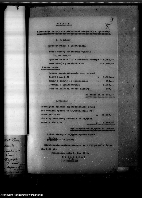 Obraz 13 z jednostki "Elektrownia miasta Opalenicy"