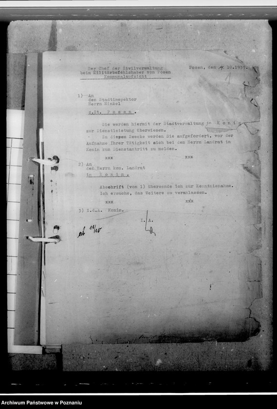 Obraz 5 z jednostki "Hinkel, Philipp, Amtskommisar, Konin"