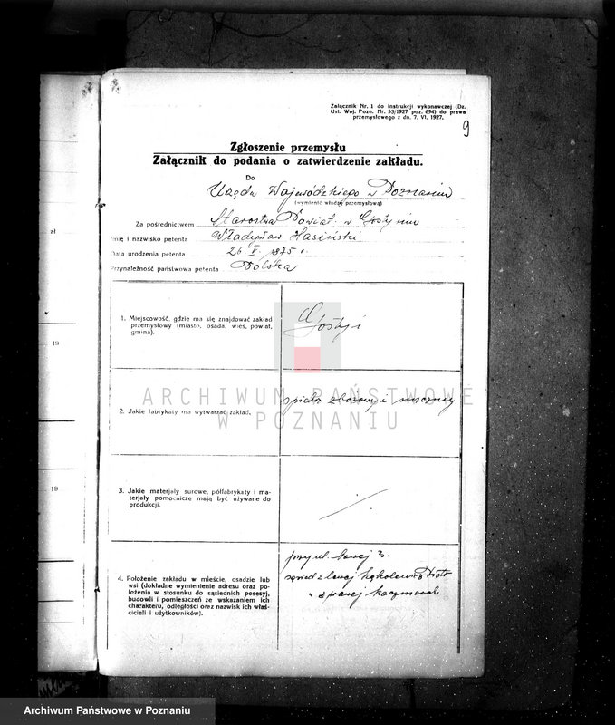 Obraz 13 z jednostki "Tartak i Fabryka Mebli Jana Grzymisławskiego w Gostyniu nr woj. kotła 1438"