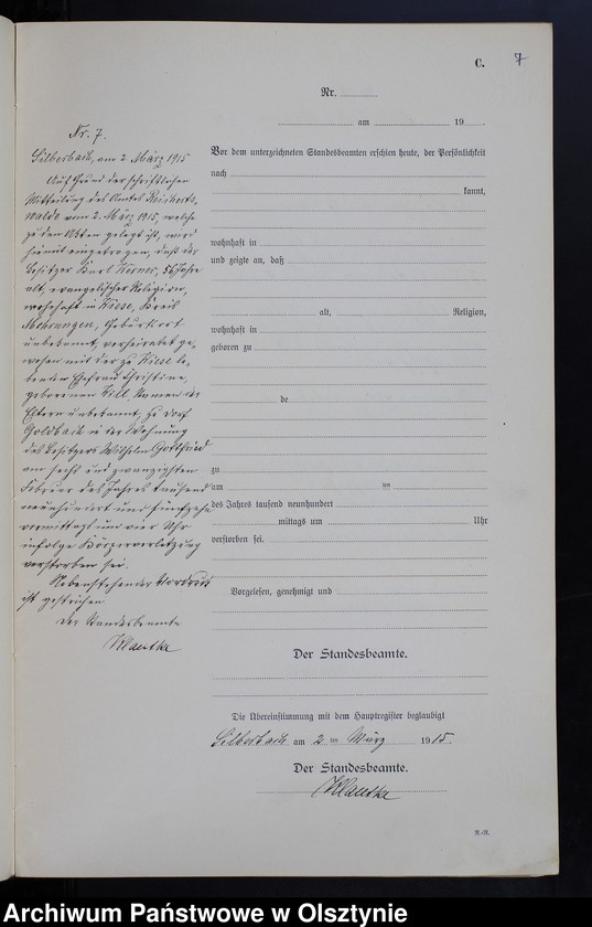 image.from.unit.number "Sterbe-Neben-Register Nr 1 - 45"