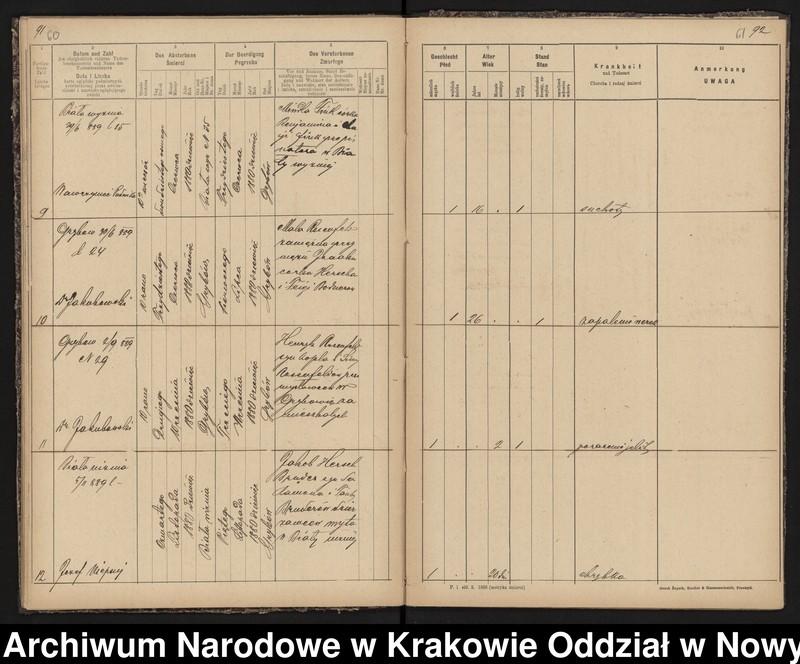Obraz 20 z jednostki "[Księgi stanu cywilnego - urodzenia, małżeństwa, zgony]"