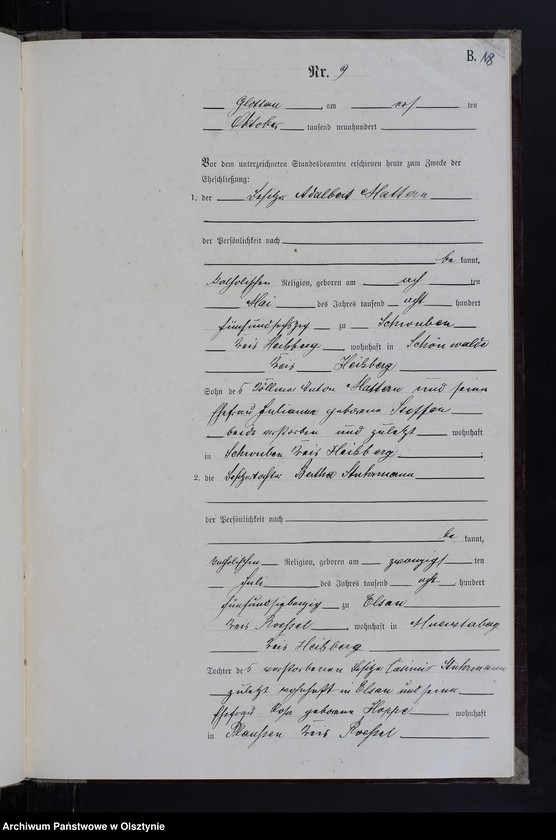 image.from.unit.number "Heiraths-Neben-Register Nr 1 - 14"