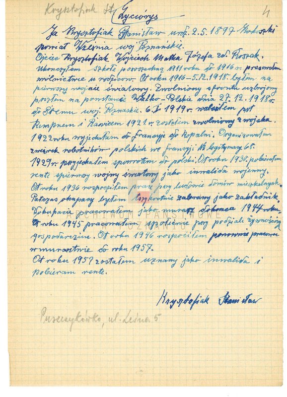 Obraz 20 z jednostki "Życiorysy powstańców wielkopolskich: K - tom Xll /Krystians Franciszek - Kubiak Jan/."